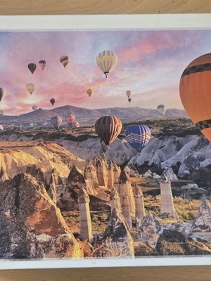 Puzzle Άποψη της Καππαδοκίας με αερόστατα 2D 1000 κομμάτια μεταχειρισμένο