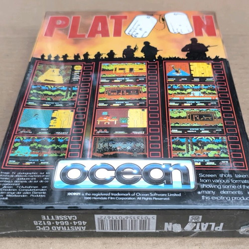 Platoon (Ocean) Amstrad Cassette Big Box sealed