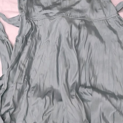 Silk midi dress BCBG Max Azria used, turquoise