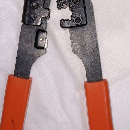 Crimping tool like new for network and telephone plugs