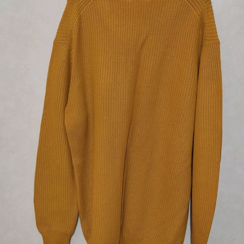 Bershka Men's Long-Sleeve Shirt Size M Like New Yellow