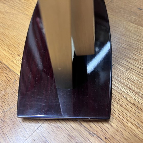 Longines mirror used with minor paint wear, wooden frame