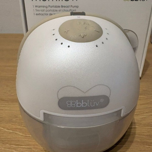 Portable heated breast pump