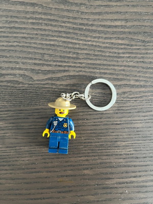Lego Keychain Police Figure New