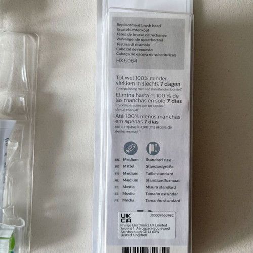 Philips Sonicare W2 Optimal White Toothbrush Heads Pack of 3 New