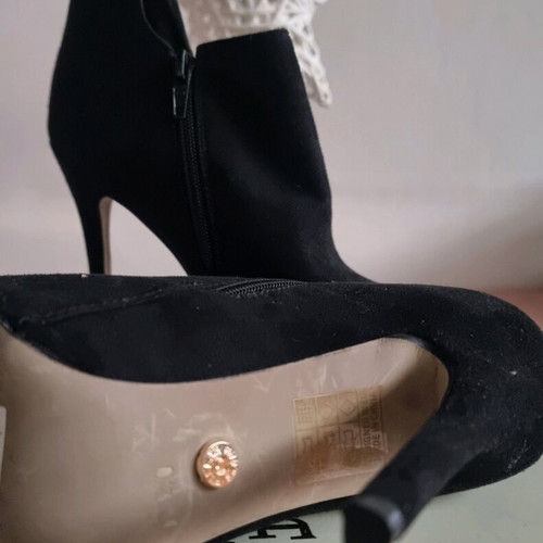 Fullah Sugah stiletto ankle boots new, size 40, black