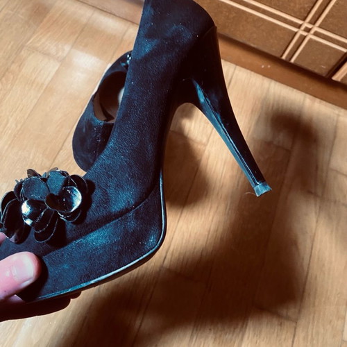 Bata black high heels used size 39