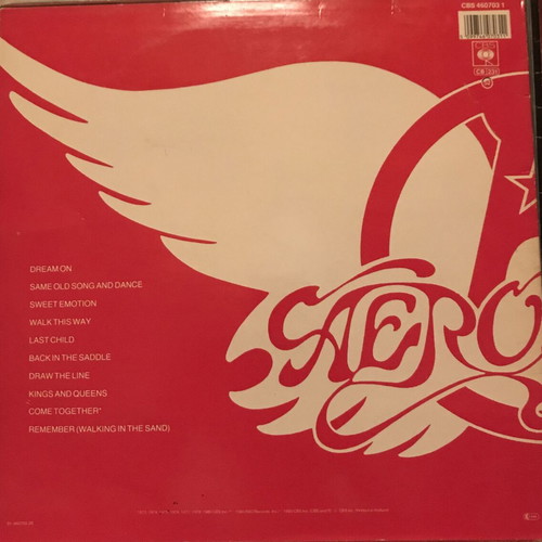 Aerosmith Greatest Hits LP used, rock