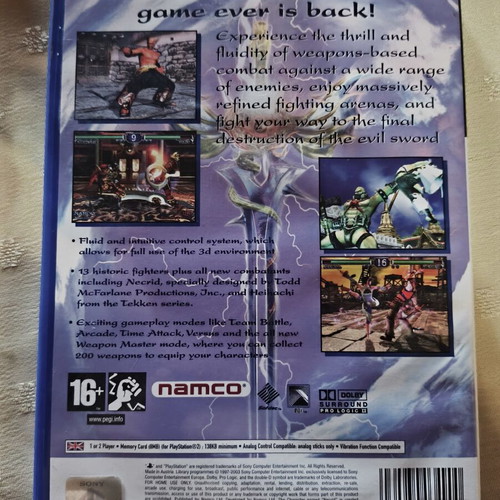 Soulcalibur II PS2 used, works perfectly