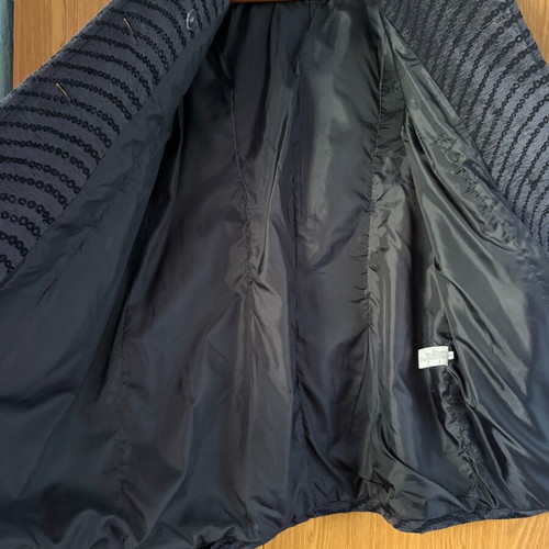 Foglie Rose coat like new, size XXXL, black and blue