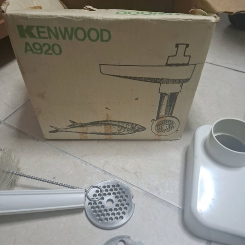 Kitchen meat grinder used with all accessories