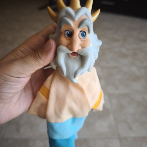 Disney hand puppet King Triton used, Little Mermaid