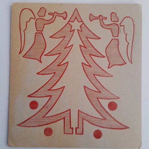Christmas window designs from the 60s decade new