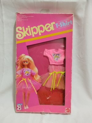 Skipper T-Shirt Fashions #9080 by Mattel 1989 new