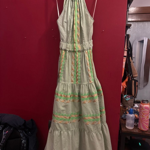 Nema Resort Wear dress new, mint color with gold details