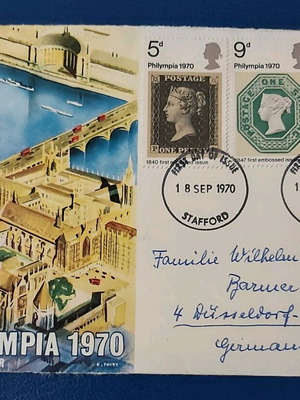 FDC Philympia 1970 μεταχειρισμένο