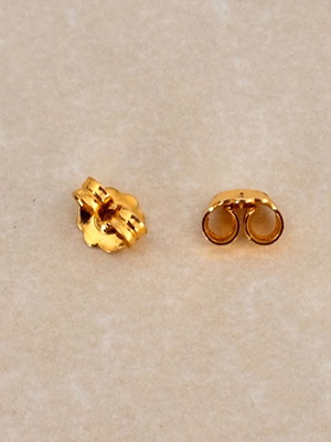 K14 Earring Backs like new, yellow gold