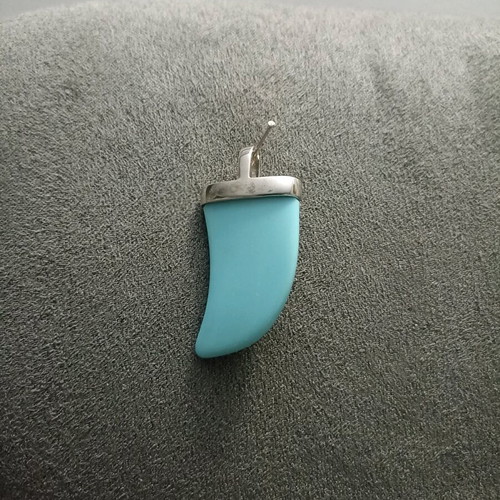 Silver pendant necklace like new