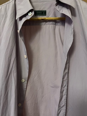 Πουκάμισο Prada νούμερο 41 ή 16 σαν καινούργιο, μωβ