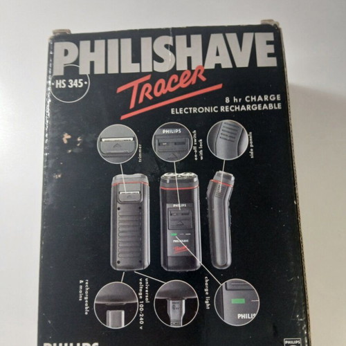 Philips Philisave Tracer HS 345 electric shaver new, vintage 1989