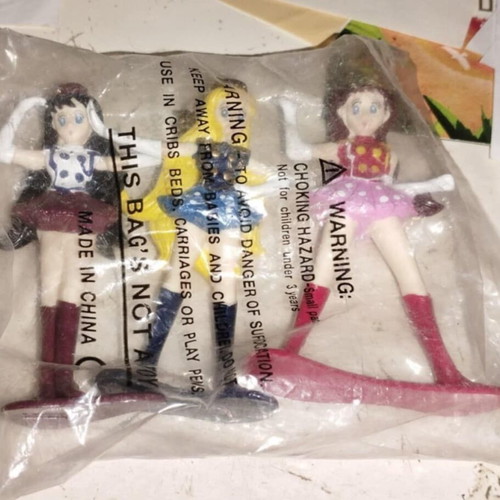 Sailor Moon collectible figurines lot of 3 new sealed