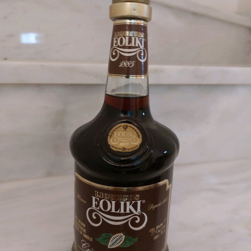 Liquer Eoliki Creme de Cacao new, vintage 80s