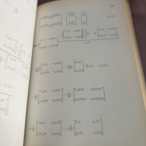 Mathematics and Econometrics Statistics books used, 1982 edition