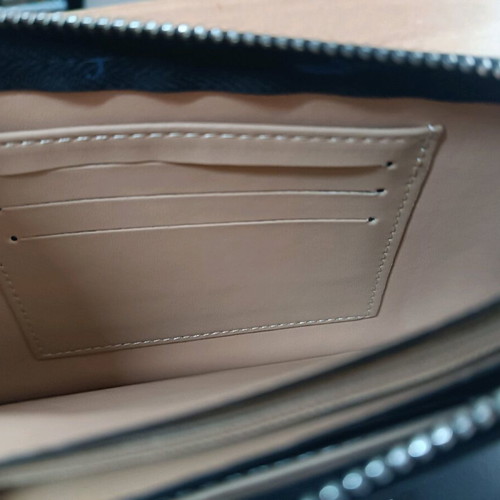Women's wallet new blue with zipper and strap