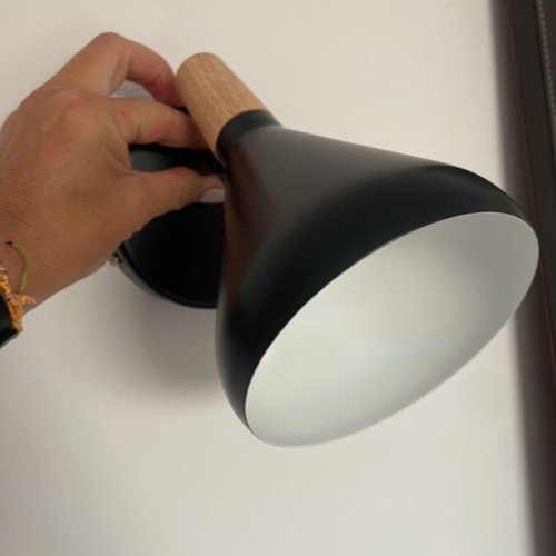 Black adjustable spotlights new, set of 2