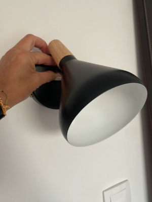 Black adjustable spotlights new, set of 2