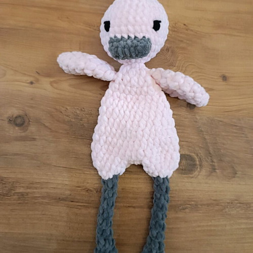 Handmade knitted cuddle duck new