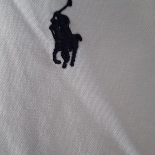 Ralph Lauren short sleeve shirt, white, size L