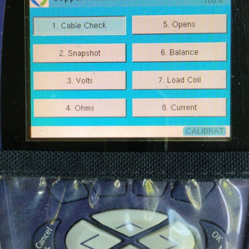 JDSU ADSL/VDSL analyzer with power supply and cables