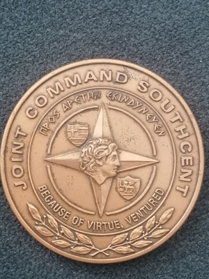 Commemorative Medal of NATO Headquarters in Larissa used