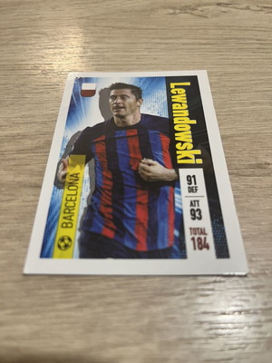 Topstars of Football κάρτα Lewandowski Barcelona καινούρια, σπάνια
