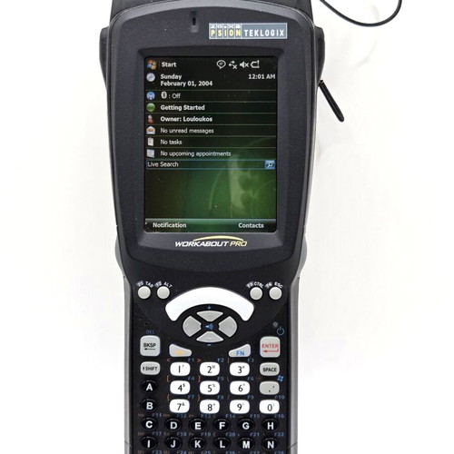 Psion Teklogix 7527C-G2 Workabout Pro Barcode Terminals like new, set of 2 with Docking Station