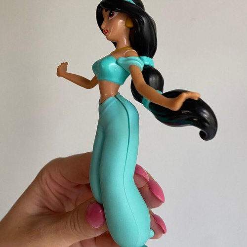 Disney Princess Jasmine PVC Figurine on Flying Carpet used