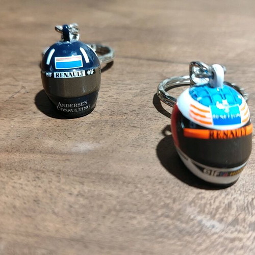 Minichamps keychains like new, set of 2 Schumacher and Hill