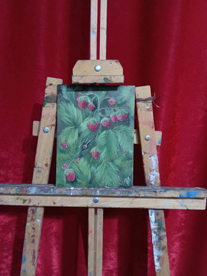 картина с диви ягоди