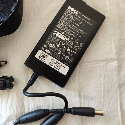 Dell 65W Slim Auto-Air AC/DC Travel Adapter Charger for Laptop