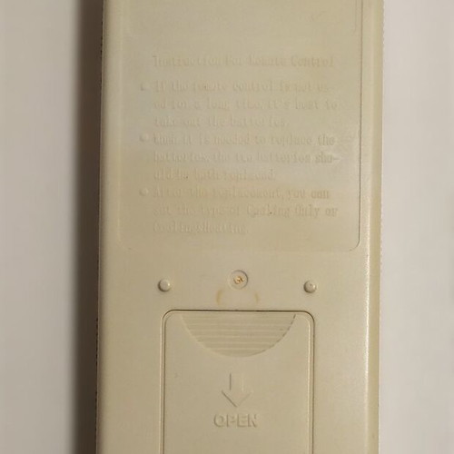 Firstline air conditioner remote control used