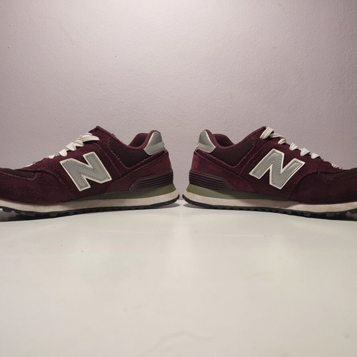 New Balance athletic shoes like new, size 38, white and red