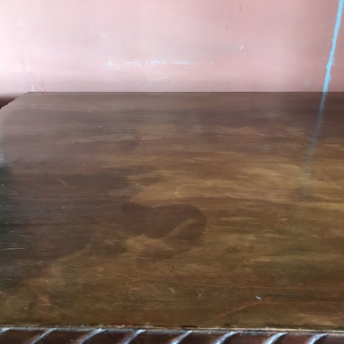 Old dining table used with scratches