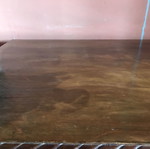 Old dining table used with scratches