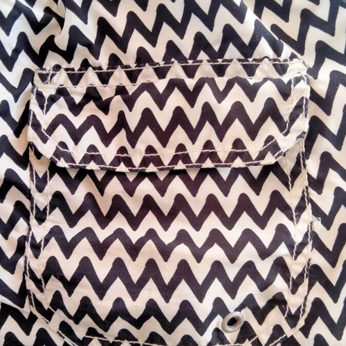 PCP Clothing men's swim shorts size L like new, black and white