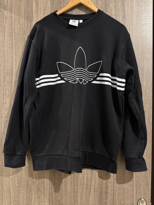 Adidas sweatshirt L used, 100% cotton, black