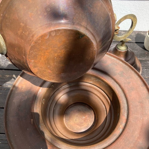 Antique copper mangali used