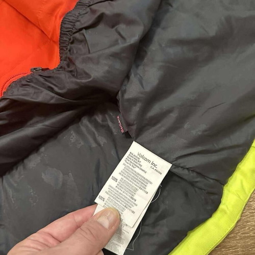 Volcom Elias snowboard jacket used, size M, green