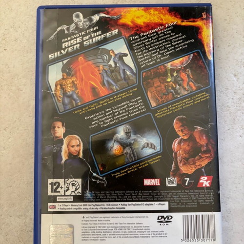 Fantastic Four Rise of the Silver Surfer PlayStation 2 used English