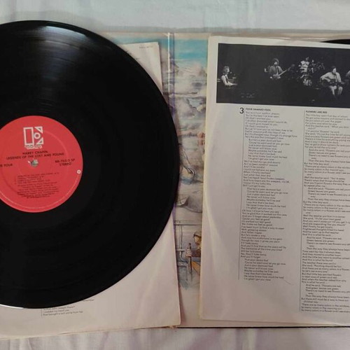 Harry Chapin Legends Of The Lost And Found double vinyl record used, rock
